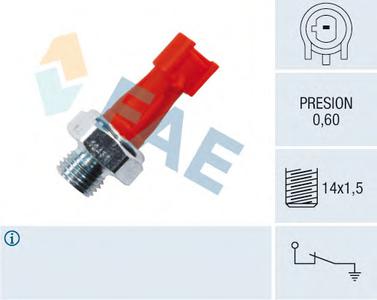 Датчик давления масла FAE 12431