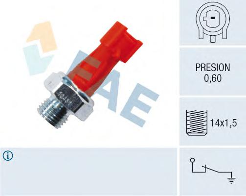 Датчик давления масла FAE