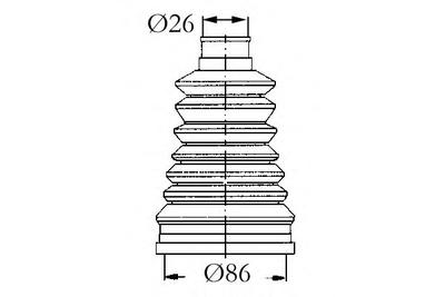 Пыльник ШРУСа SASIC 4003440