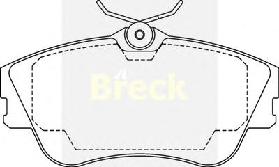 Комплект тормозных колодок, дисковый тормоз BRECK 21479 00 703 00