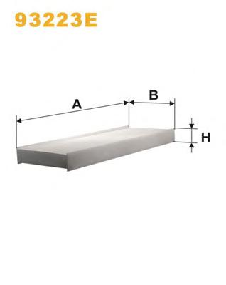 Фильтр салона WIX FILTERS