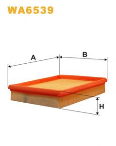Воздушный фильтр WIX FILTERS WA6539