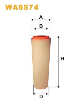 Воздушный фильтр WIX FILTERS