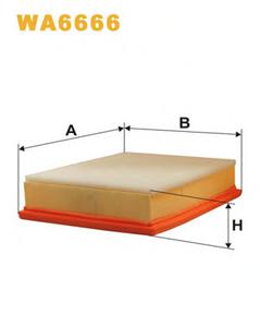 Воздушный фильтр WIX FILTERS WA6666