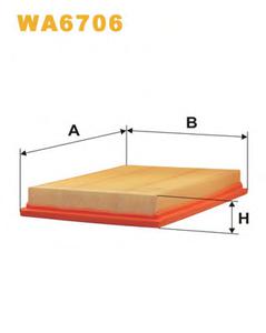Воздушный фильтр WIX FILTERS WA6706