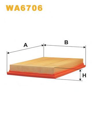 Воздушный фильтр WIX FILTERS