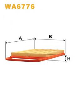 Воздушный фильтр WIX FILTERS WA6776