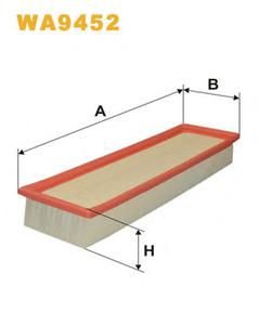 Воздушный фильтр WIX FILTERS WA9452