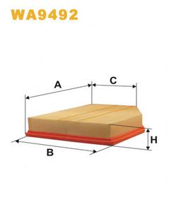 Воздушный фильтр WIX FILTERS WA9492