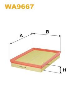 Воздушный фильтр WIX FILTERS WA9667