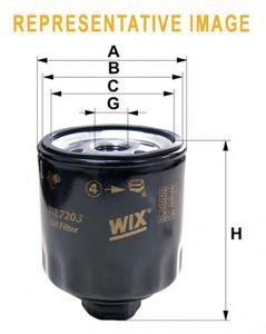 Масляный фильтр WIX FILTERS WL7203