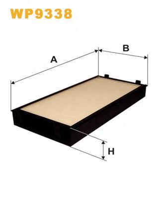 Фильтр, воздух во внутренном пространстве WIX FILTERS