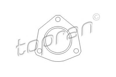 Прокладка, труба выхлопного газа TOPRAN 108141
