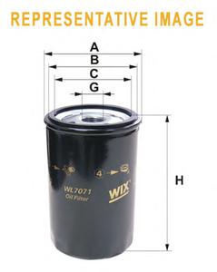 Масляный фильтр WIX FILTERS WL7278