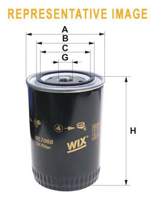 Масляный фильтр WIX FILTERS