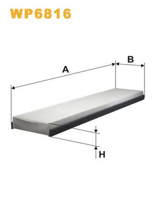 Фильтр салона WIX FILTERS