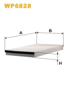 Фильтр салона WIX FILTERS WP6828