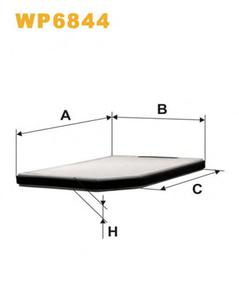 Фильтр салона WIX FILTERS WP6844