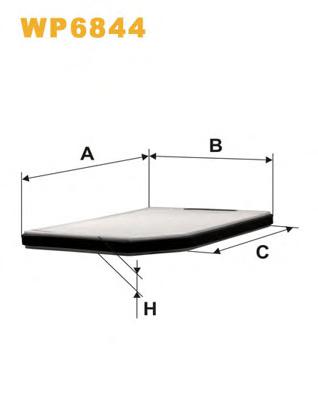 Фильтр салона WIX FILTERS