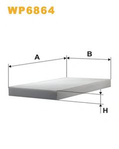 Фильтр салона WIX FILTERS WP6864