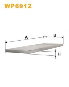 Фильтр салона WIX FILTERS WP6912