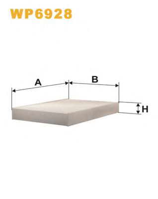 Фильтр салона WIX FILTERS