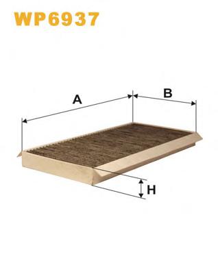 Фильтр салона WIX FILTERS