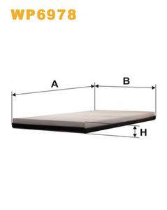 Фильтр салона WIX FILTERS WP6978