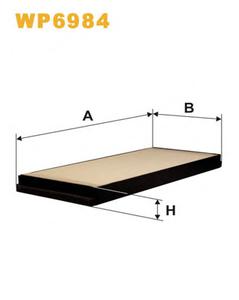 Фильтр салона WIX FILTERS WP6984