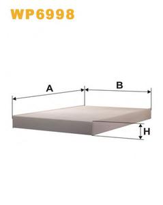 Фильтр салона WIX FILTERS WP6998