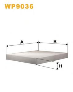 Фильтр салона WIX FILTERS WP9036