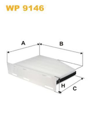 Фильтр салона WIX FILTERS