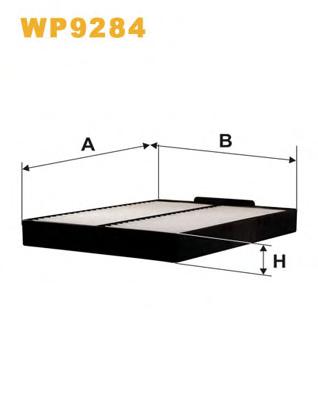 Фильтр, воздух во внутренном пространстве WIX FILTERS