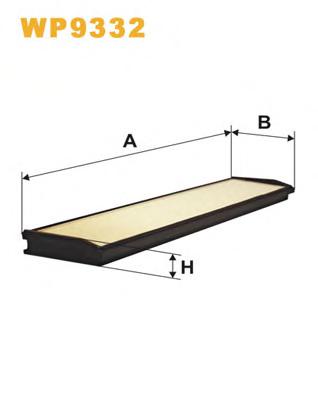 Фильтр салона WIX FILTERS