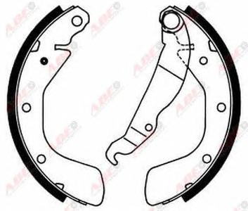 Комплект тормозных колодок ABE