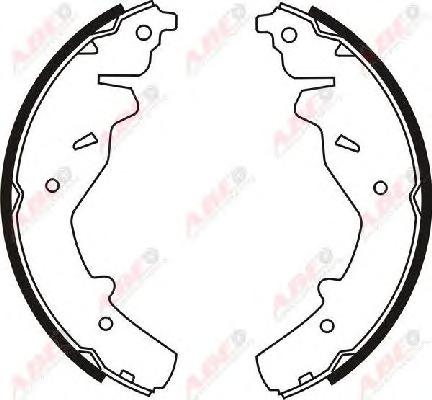 Комплект тормозных колодок ABE