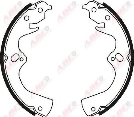 Комплект тормозных колодок ABE