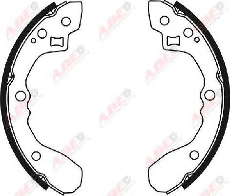 Комплект тормозных колодок ABE