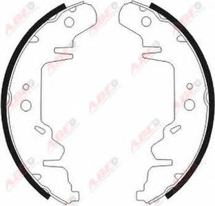 Комплект тормозных колодок ABE C00318ABE