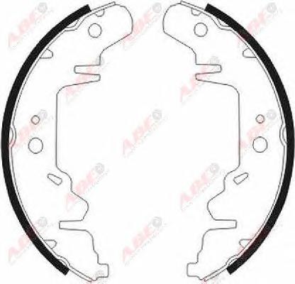 Комплект тормозных колодок ABE