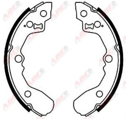 Комплект тормозных колодок ABE