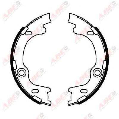 Комплект тормозных колодок, стояночная тормозная система ABE