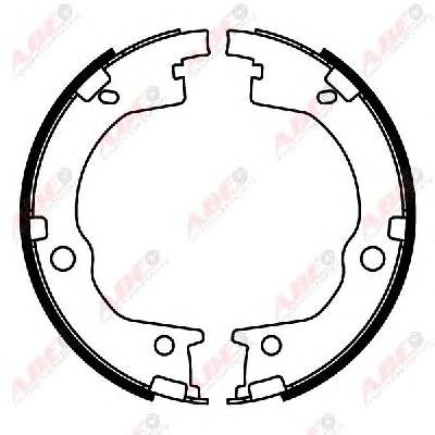 Комплект тормозных колодок, стояночная тормозная система ABE