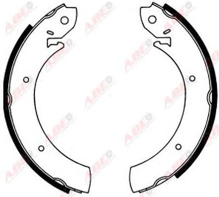 Комплект тормозных колодок ABE