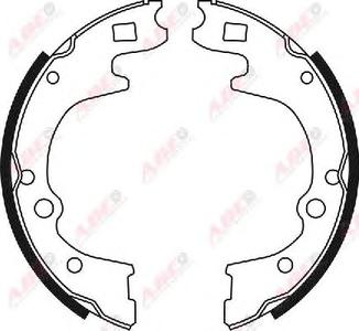 Комплект тормозных колодок ABE