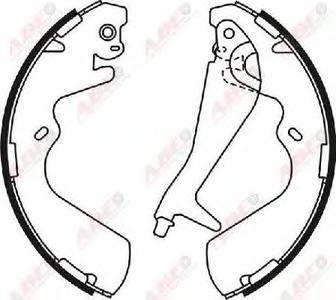 Комплект тормозных колодок ABE C00511ABE