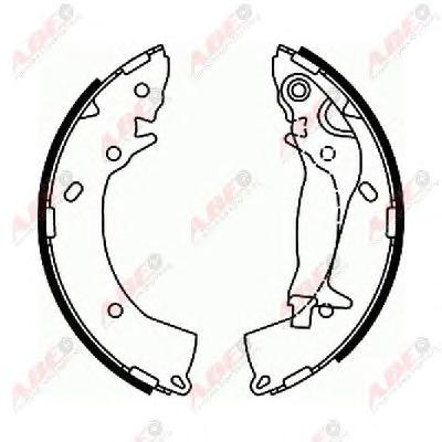 Комплект тормозных колодок ABE