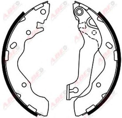 Комплект тормозных колодок ABE