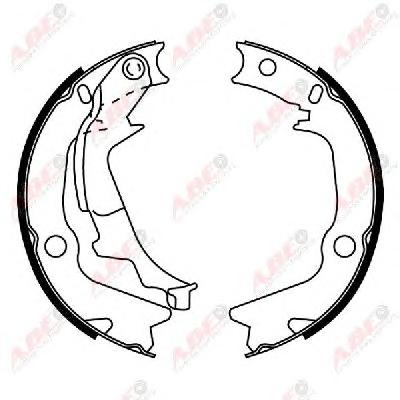 Комплект тормозных колодок, стояночная тормозная система ABE
