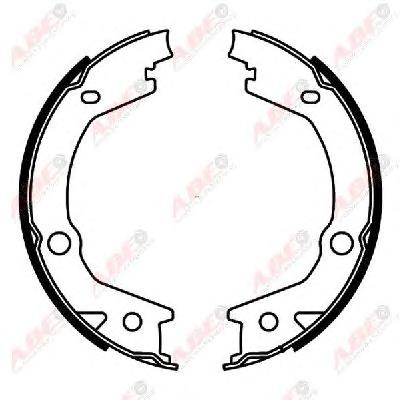 Комплект тормозных колодок, стояночная тормозная система ABE